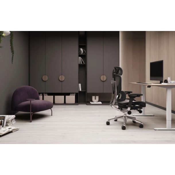 Регульований стіл ADAPWORK SmartDesk One Base 18мм 136х66 Дуб Аппалачі, Білий (1061470011) kupistul