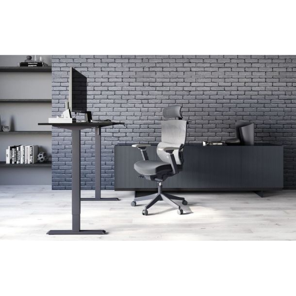 Регульований стіл ADAPWORK Smart 1 Motor AdapDesk 138х68 18мм Carbon Black, Space Black (1061488879) с доставкой