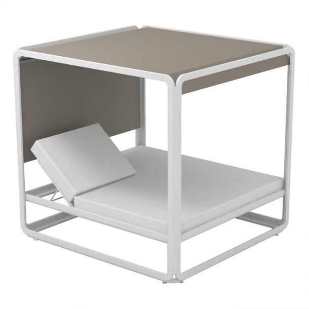 Садовая кровать Ibiza 180х200 white, taupe (1691275007) недорого