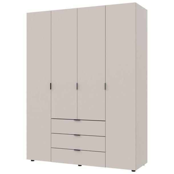 Шкаф Гелар 4 ДСП 155х49,5х203,4 Кашемир (1271485240) купить