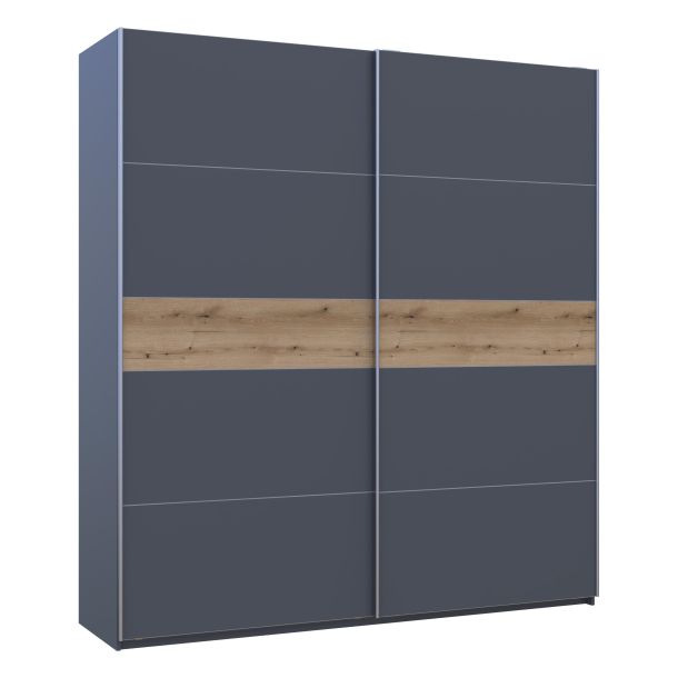 Шкаф купе G-Caiser 2 ДСП /5 частей 220х60х240 Дуб Эвок, Графит, Графит (1271380907) в Киеве
