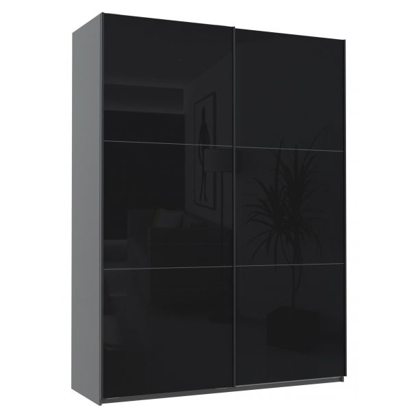 Шкаф купе G-Caiser 2 Стекла / 3 части 180х60х240 Графит (127847391) с доставкой