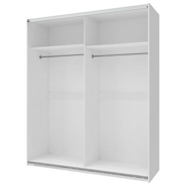 Шкаф купе L-Caiser 2 ДСП 180х60х213 Белый, Дуб клондайк (127849982) в Украине