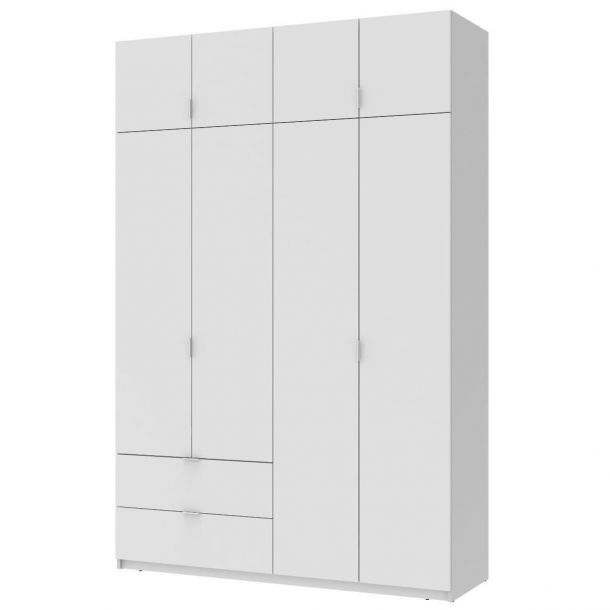 Шафа Лукас 160х50х240 Білий (127852123) с доставкой
