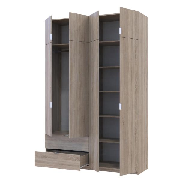 Шкаф Лукас 160х50х240 Дуб сонома (1271470555) дешево