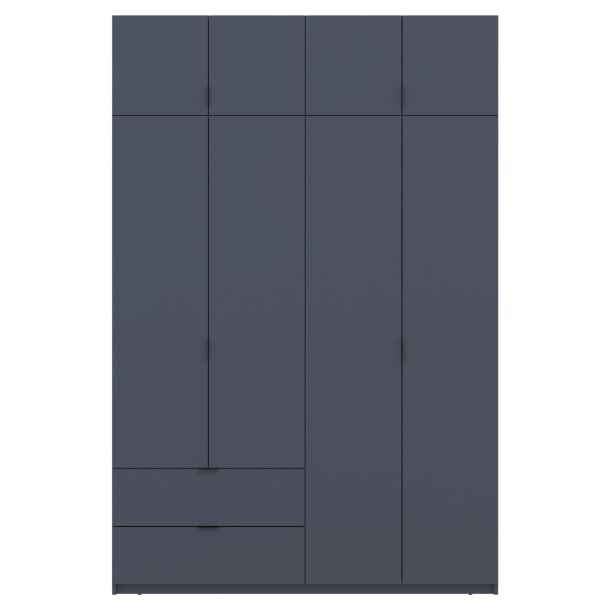 Шафа Лукас 160х50х240 Графіт (127852245) kupistul