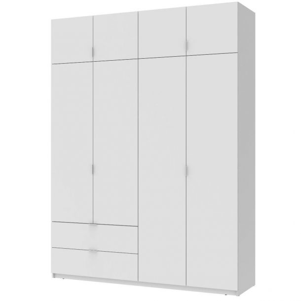 Шафа Лукас 180х50х240 Білий (127852246) с доставкой