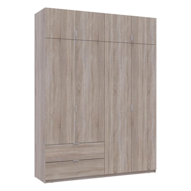 Шкаф Лукас 180х50х240 Дуб сонома (1271470557) kupistul
