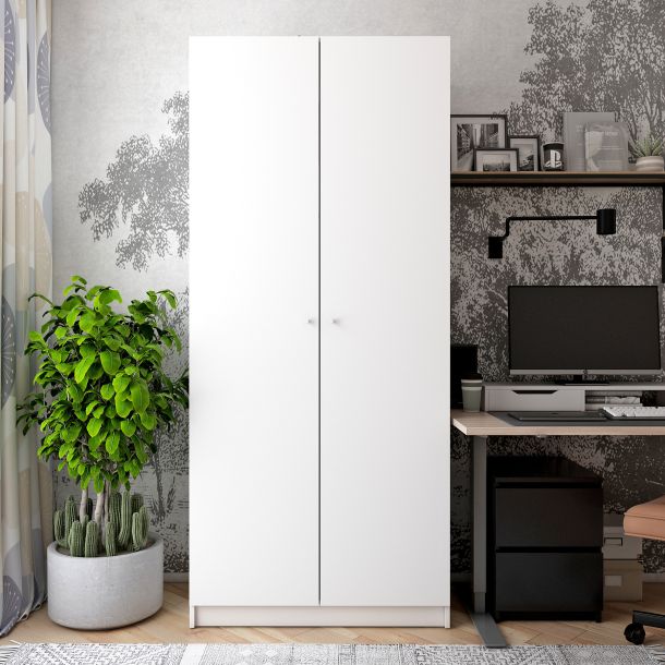 Шафа Promo 2 ДСП 90х48х204 Білий (127850176) kupistul