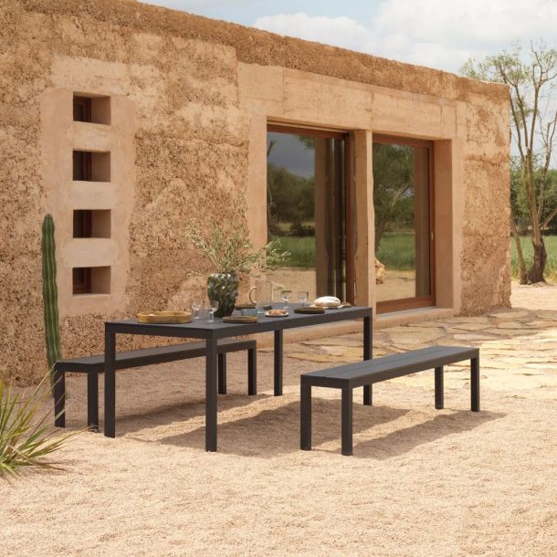 Лавка Rio Bench Alu Antracite (131489394) с доставкой