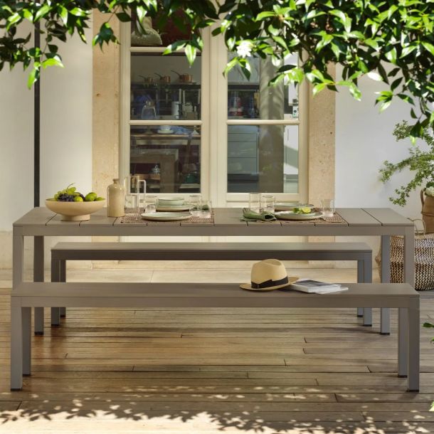 Лавка Rio Bench Alu Tortora (131489395) kupistul