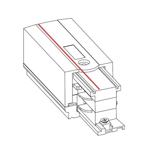 Соединитель Ctls Power End Cap Left Белый (109985049) в Киеве