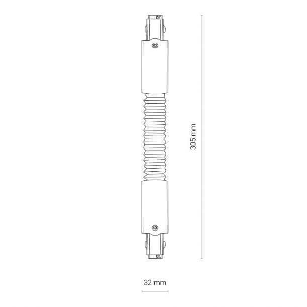 З'єднувач Ctls Power Flex Connector Чорний (109985869) в Киеве