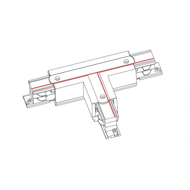Соединитель Ctls Power T Connector Left 2 T-l2 Черный (109988127) в Украине