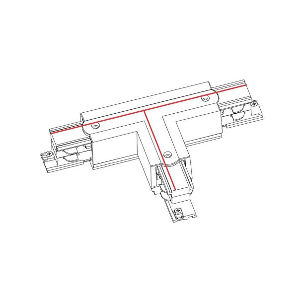 Соединитель Ctls Power T Connector Right 2 T-r2 Черный (109988129) в Киеве