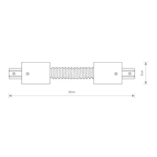 З'єднувач Profile flex connector IP20 врізний Білий (109985789) с доставкой