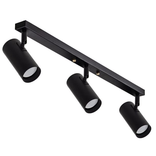Спот Pelikan GU10 L120-3 Black (111733886) недорого