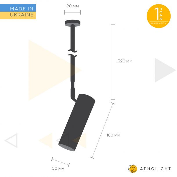 Спот Pelikan С180 Black (111733923) с доставкой