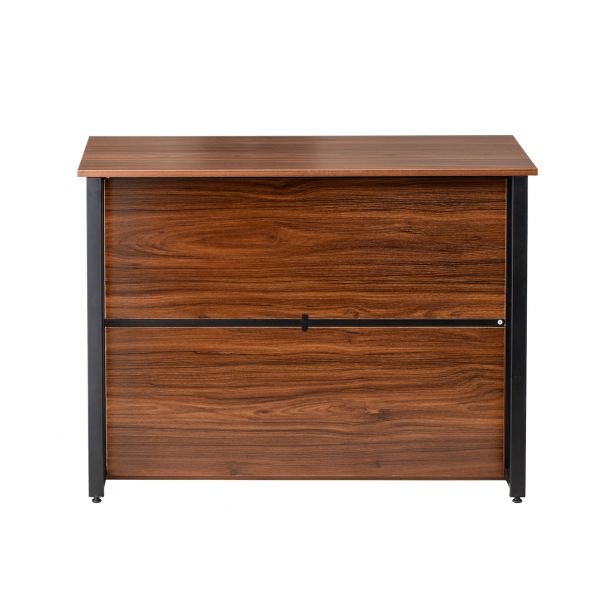 Стеллаж Destiny Black, Walnut (26512897) с доставкой