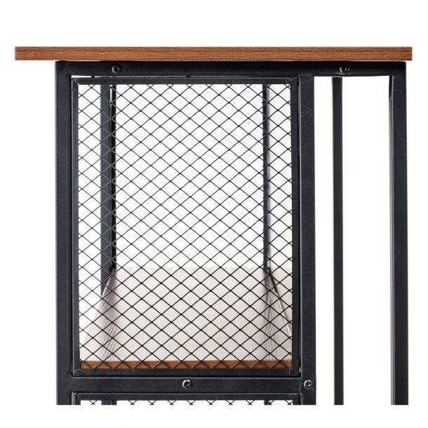 Стеллаж Destiny Black, Walnut (26512897) в Украине