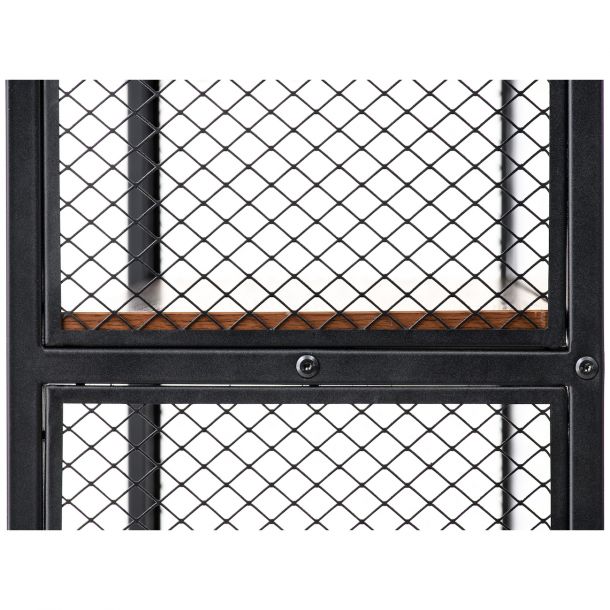 Стеллаж Destiny Black, Walnut (26512897) цена