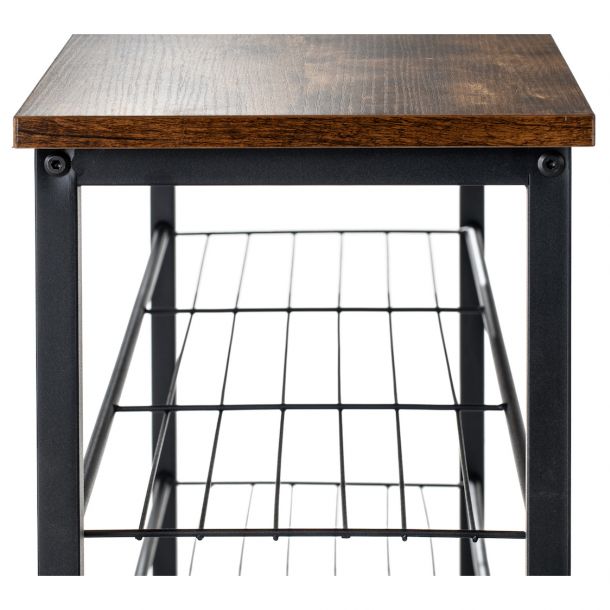 Стелаж Piccolo Black, Industrial style (26512905) цена