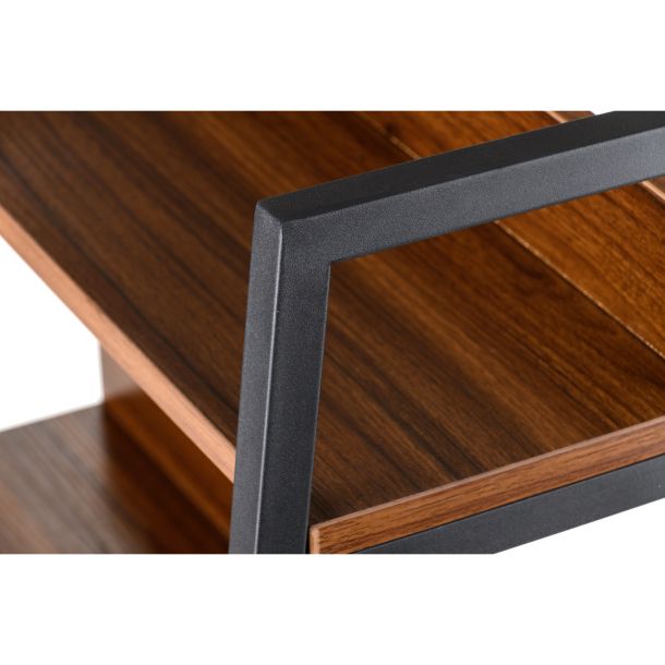 Стеллаж Stroke 3 Black, Walnut (26512901) kupistul