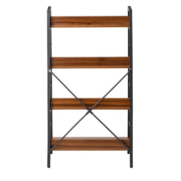 Стелаж Stroke 4 Black, Walnut (26512902) в Киеве