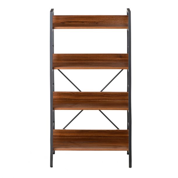 Стелаж Stroke 4 Black, Walnut (26512902) с доставкой