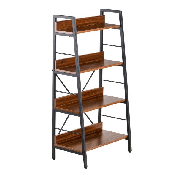 Стелаж Stroke 4 Black, Walnut (26512902) недорого