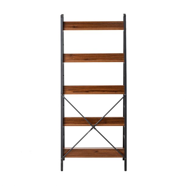 Стелаж Stroke 5 Black, Walnut (26512903) в Киеве