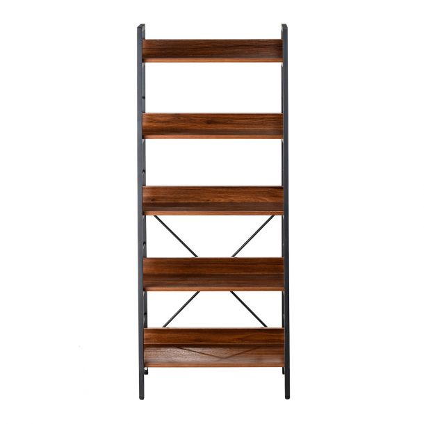 Стелаж Stroke 5 Black, Walnut (26512903) с доставкой