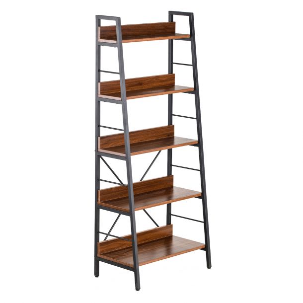 Стелаж Stroke 5 Black, Walnut (26512903) недорого