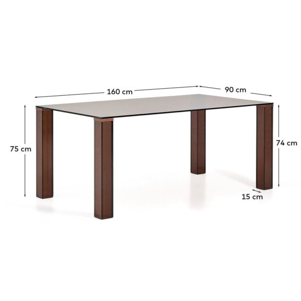 Стол Adularia 160x90 Коричневый (901489012) в Киеве