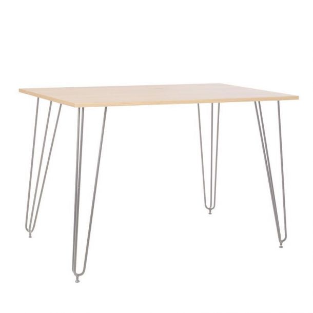 Стол Aller H18 1200х800 Береза полярная, chrome (21406225) с доставкой