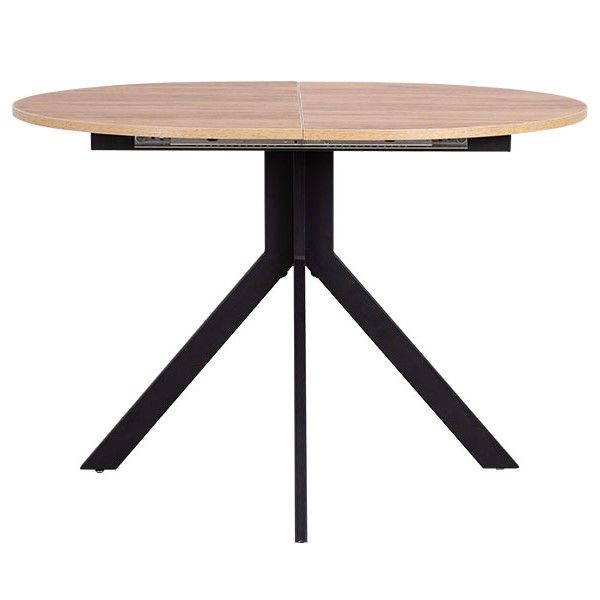 Стол ARGON LOFT H18 1100х900 Дуб золотой, black (211205460) с доставкой