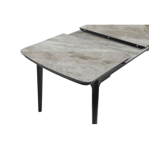 Стол Askold 120х80 Italy grey Glossy, Черный (1011489636) недорого