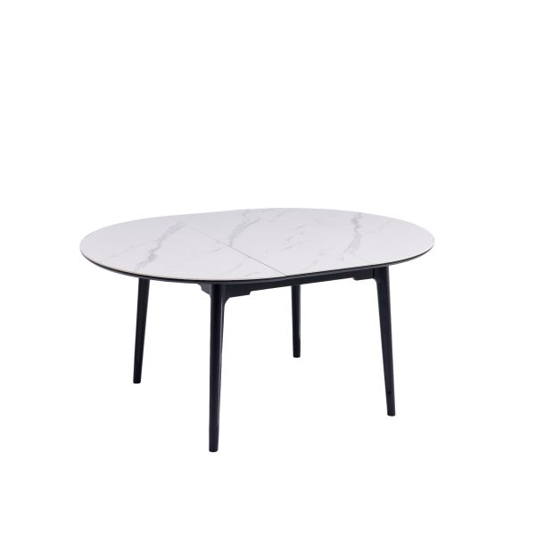 Стол Askold R D120 Snow White Matt, Черный (1011489626) в интернет-магазине
