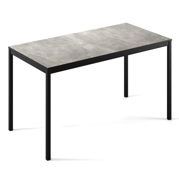 Стіл Brevity Loft Standart 140х67 ДСП Ательє світлий, Чорний (931380293) с доставкой