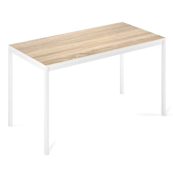 Стіл Brevity Loft Standart 140х67 ДСП Дуб Сонома, Білий (931380296) с доставкой