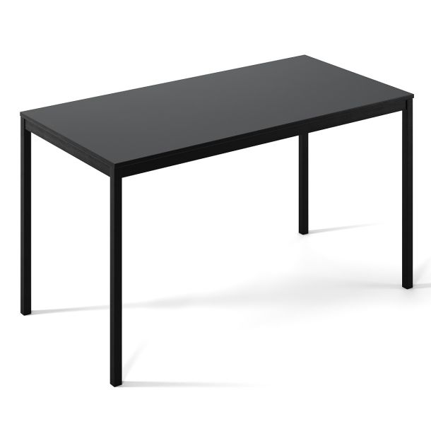 Стіл Brevity Loft Standart 140х67 ДСП Графіт, Чорний (931380291) с доставкой