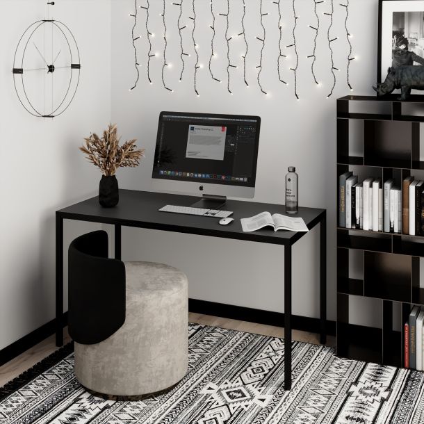 Стіл Brevity Loft Standart 140х67 ДСП Графіт, Чорний (931380291) в Киеве