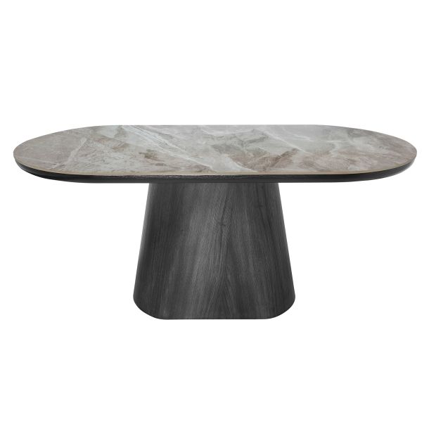 Стол Clement 180х90 Italy grey Glossy (1011489618) в интернет-магазине