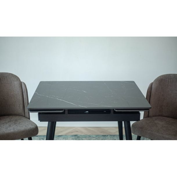 Стол Connor 90х75 Shks Black Matt, Черный (1011489645) недорого
