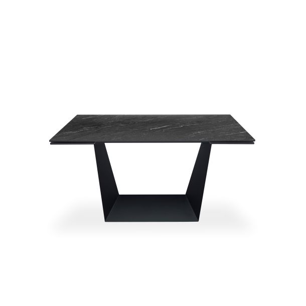 Стол Edmund 140х85 Dark Jade Matt, Черный (1011489606) цена