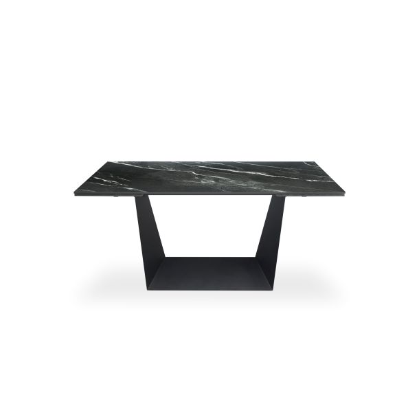 Стол Edmund 160х90 Marquina Black Matt (1011489608) цена