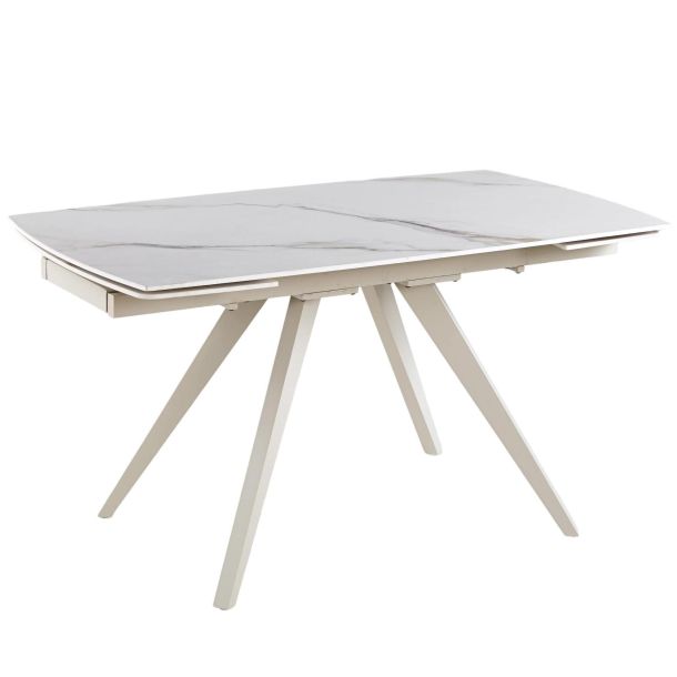 Стол Galen 145х85 White Golden Glossy, Сахара (1011489658) в интернет-магазине