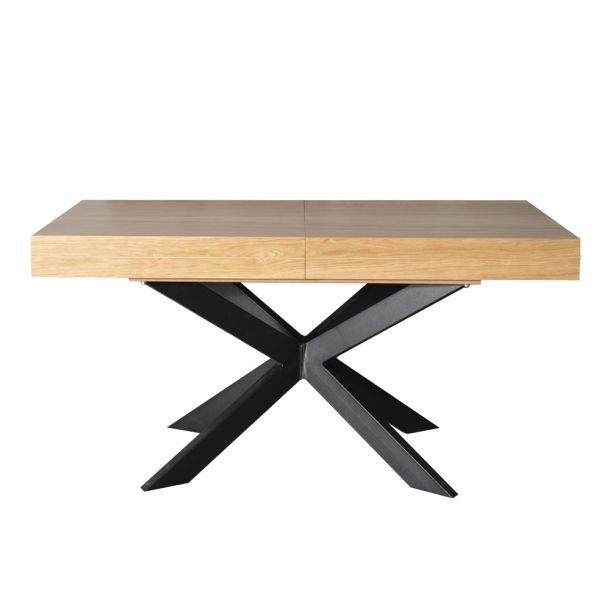 Стіл Хантер 150x90 Дуб, Чорний (73461291) недорого