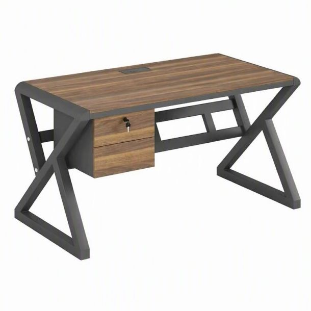 Стол HATTA NORD 120х60 WALNUTE GRAPHITE (441490025) дешево