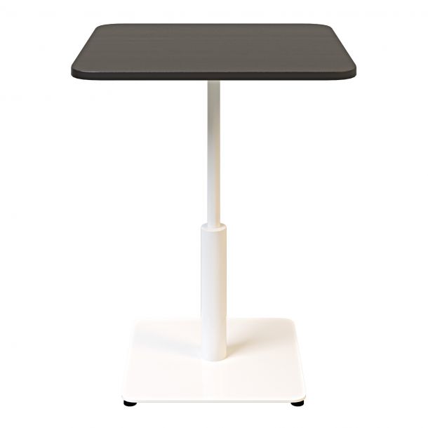 Стіл Ibiza light soft 60х60 h-75 Білий, Чорний ЛДСП (611306882) с доставкой